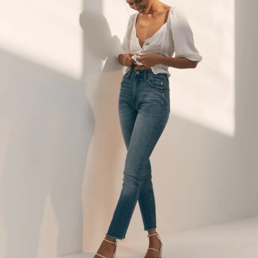 Abercrombie & Fitch Simone High Rise slim